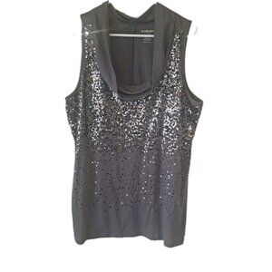 Lane Bryant Women's Gray Sparkle Tank Top SIZE 18-20